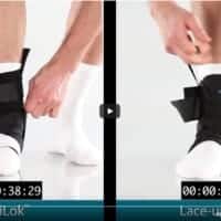 Screengrab for BioSkin TriLok Ankle Brace vs. Lace Up Video